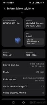 Predám Honor 400 Lite