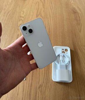 iPhone  13 128 gb Starlight v záruke + príslušenstvo