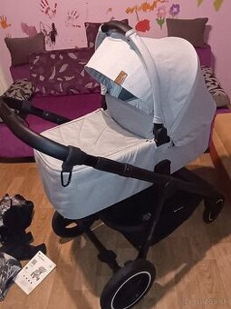 Predám kočík Kinderkraft everyday 2 v 1 light grey