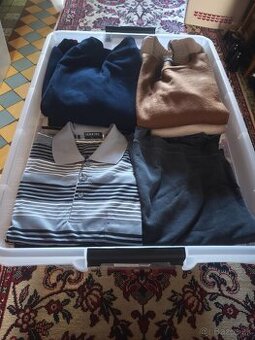 Darujem veľký balík pánskeho oblečenia za ODVOZ