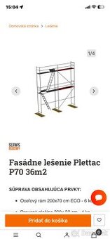 Prenájmem fasádne lešenie - 1