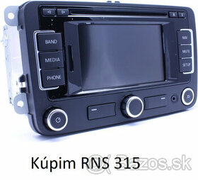 Kúpim VW RNS 315 radio