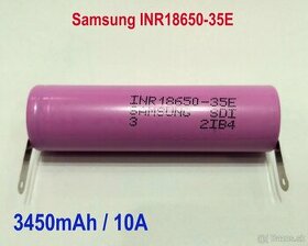 Predám Li-ion články Samsung INR18650-35E 3,4Ah batérie