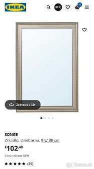 Ikea Songe zrkadlo nove nerozbalene