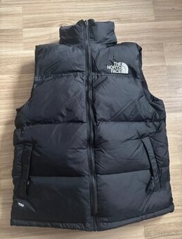 The North Face RETRO NUPTSE VEST UNISEX Vesta čierna