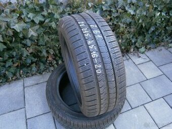 Predám 2x celoročné pneu Vredestein 215/45 R16 90V