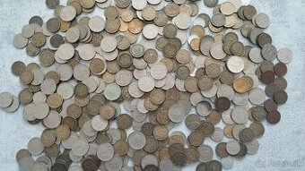 445ks minci, konvolut československé mince, 2kg ČSSR mince
