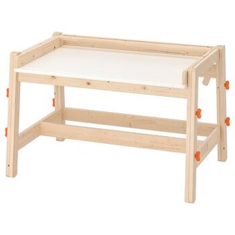 Detský nastaviteľný stôl Flisat (Ikea)