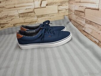 Vans 44,5 - látkové tmavomodré tenisky