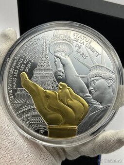 1 kg investičné striebro 500 euro minca Francúzsko 2017