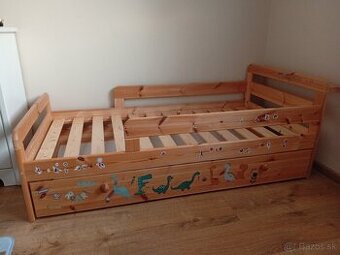 Detská posteľ s úložným priestorom