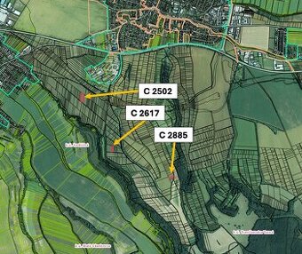 Trenčianska Turná – 5.000 m2 ORNÁ PÔDA podiel 1/1