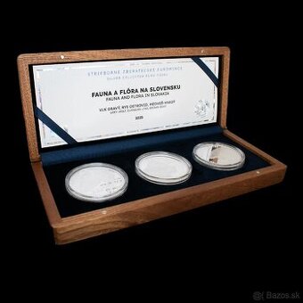 Proof Ag mince - Fauna a flóra 2025 - 3x 3,33 Eur