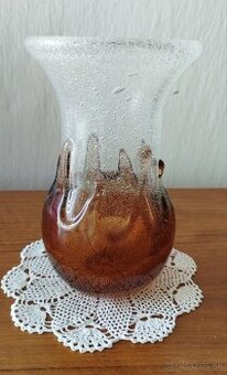 Sklenená váza - Pavel Ježek 1976-Škrdlovice