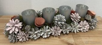 Vianočný adventný svietnik - 1