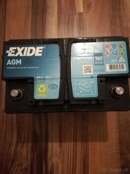 Autobateria EXIDE AGM 70AH