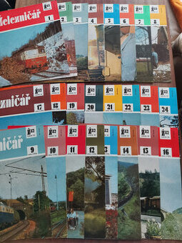 Časopis Železničář ročník 1982