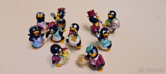 Kinder figúrky - tučniaci na párty