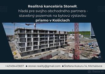 Hľadáme pozemky v okolí centra Košíc