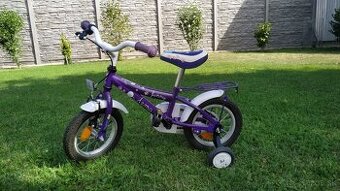 Bicykel pre deti vo veku cca 2-5 rokov, fialová farba