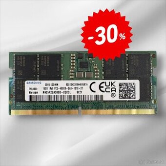 Pamäť RAM 16GB DDR5 So-Dimm Samsung 4800 MHz