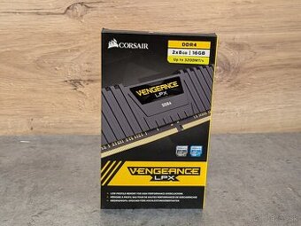 16GB Corsair KIT DDR4 3200 MHz CL16 Vengeance LPX - NOVÉ