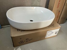 Nové - Umývadlo na dosku, 600x420 mm, CA590