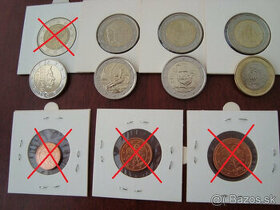 pamätné € mince, euromince, San Marino, Vatican a Monaco - 1