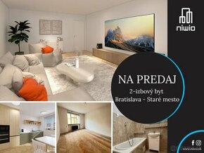 NA PREDAJ - 2 izbový byt Bratislava-Staré mesto