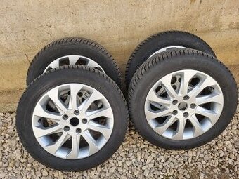 Originál sada alu 16" s pneu 205/55 na VW group