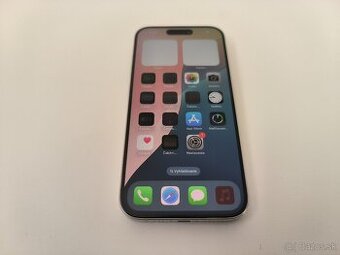 apple iphone 15 PRO 128gb White Titanium / Batéria 90%