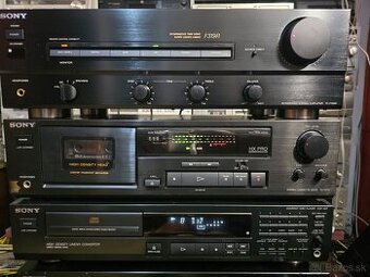 SONY Hifi zostava TA-F319,TC-K370, CDP-497