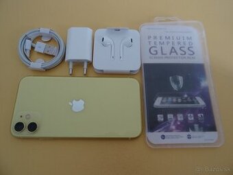 iPhone 11 64GB YELLOW - ZÁRUKA 1 ROK - 100% BATERIA