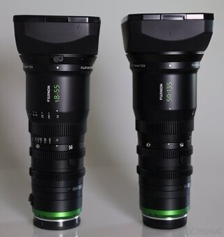 Fujinon MK 18-55mm T2.9 a 50-135mm T2.9