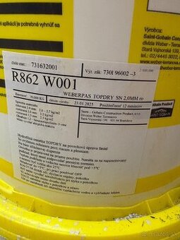 Predam silikonovu stierku weber 1,5mm biela