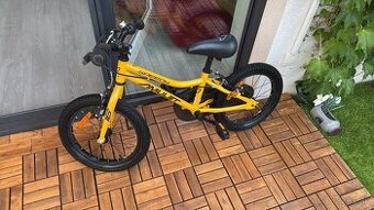 Detský bicykel Amulet Speedy 16” – žltý