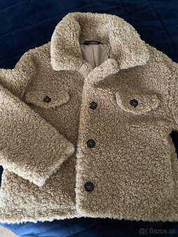 Kozusinovy kabatik hnedý - 1