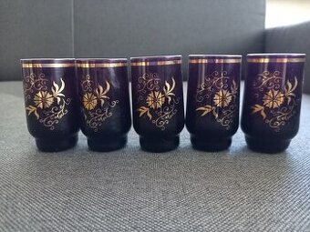 Retro poháriky-5 kusov