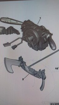 Predám páčky na P5008,3008 Citroen C5 - 1