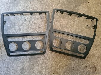 Rámik okolo radia a radiacej páky Škoda