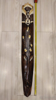 Masky - Drevená dekorácia