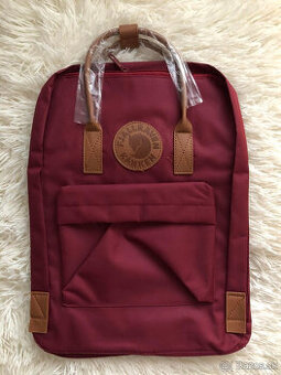 Batoh Fjällräven Kanken vínový s hnedými prvkami