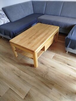 Konferenčný stolík dub masív