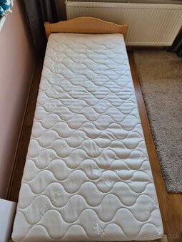 Posteľ buk masív a matrac