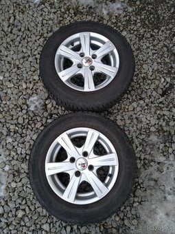 Alu 4 x 100 R 13 + celoročné pneu 165/70 R 13 MATADOR.