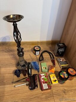 Vodná fajka / Shisha – kompletný set z Egypta + darček