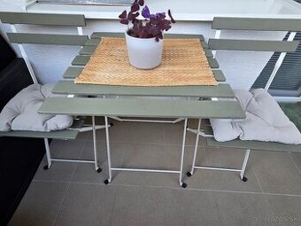 Záhradný nábytok IKEA TÄRNÖ Stôl + 2 stoličky
