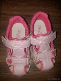 Dievčenské sandále - veľkosť 25