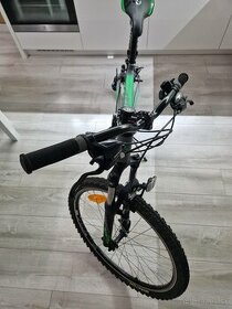 Juniroský bicykel 16" CTM Terrano 1.0 matná šedá/zelená