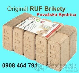 Originál RUF brikety Certifikované, ICF tvrdé drevo dub buk